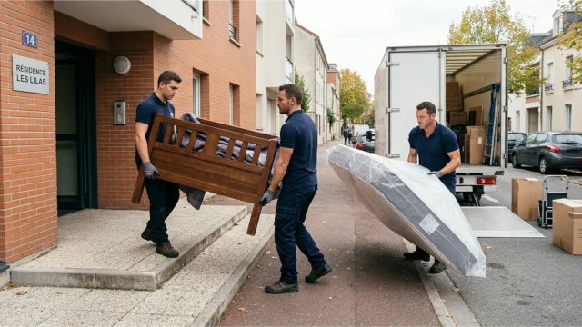 demenagement lit